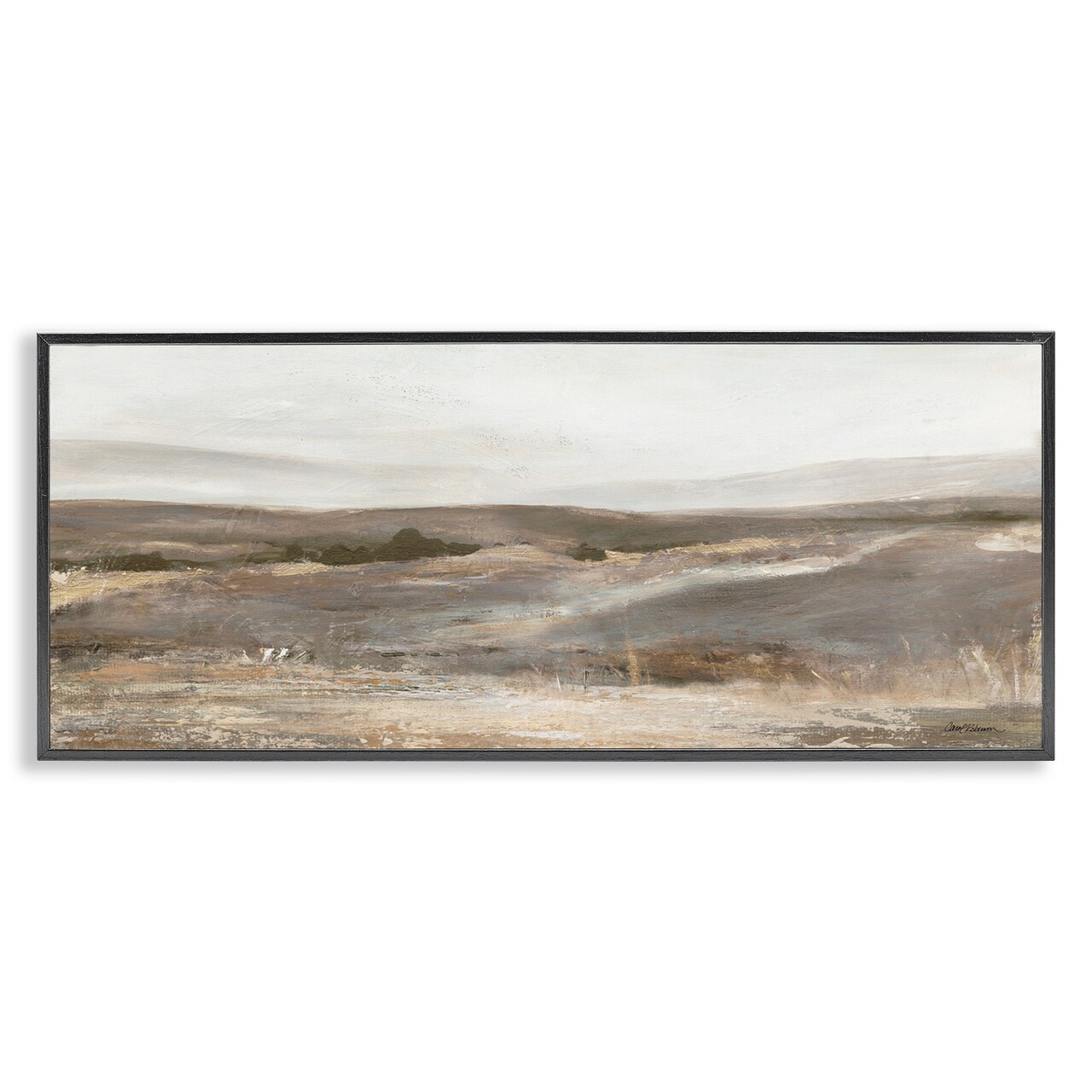 Stupell Industries Desert View Abstraction Framed Giclee Wall Art Design by Carol Robinson